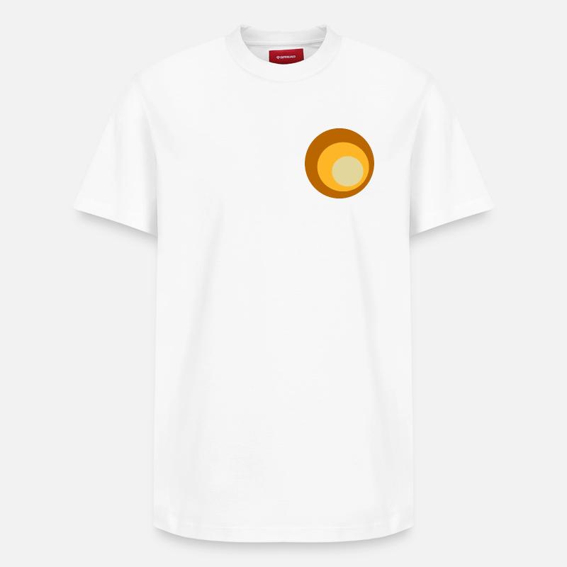 70s pattern - Relaxed Unisex Supima Cotton T-Shirt – by SPREAD - white