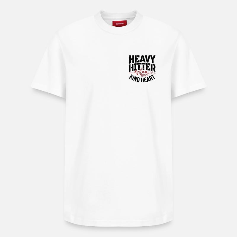 Gros Poids - T-shirt unisexe décontracté en coton Supima – de SPREAD - blanc