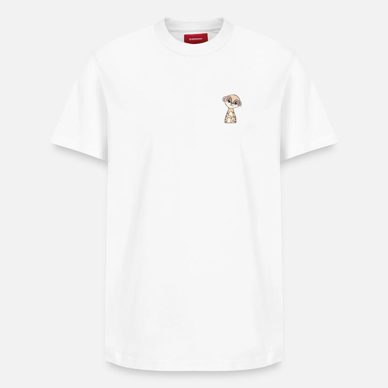 suricates - T-shirt unisexe décontracté en coton Supima – de SPREAD - blanc