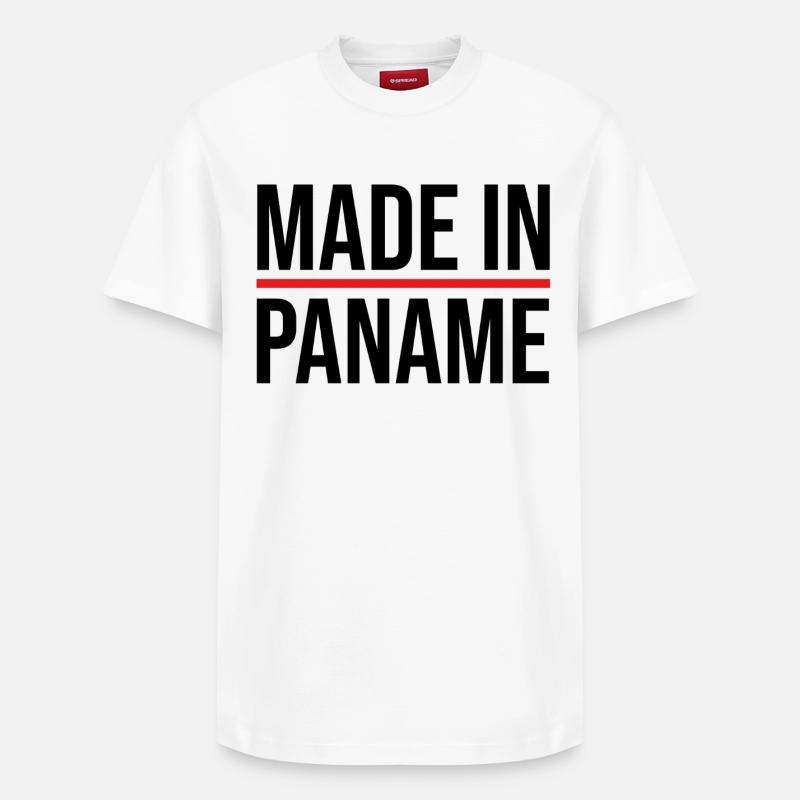 Made in Paname - T-shirt unisexe décontracté en coton Supima – de SPREAD - blanc