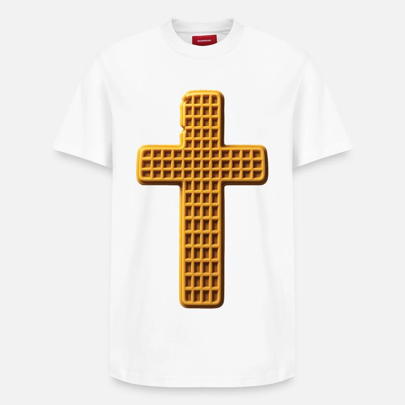 GAUFRUCIX - Bellegique - T-shirt unisexe décontracté en coton Supima – de SPREAD - blanc