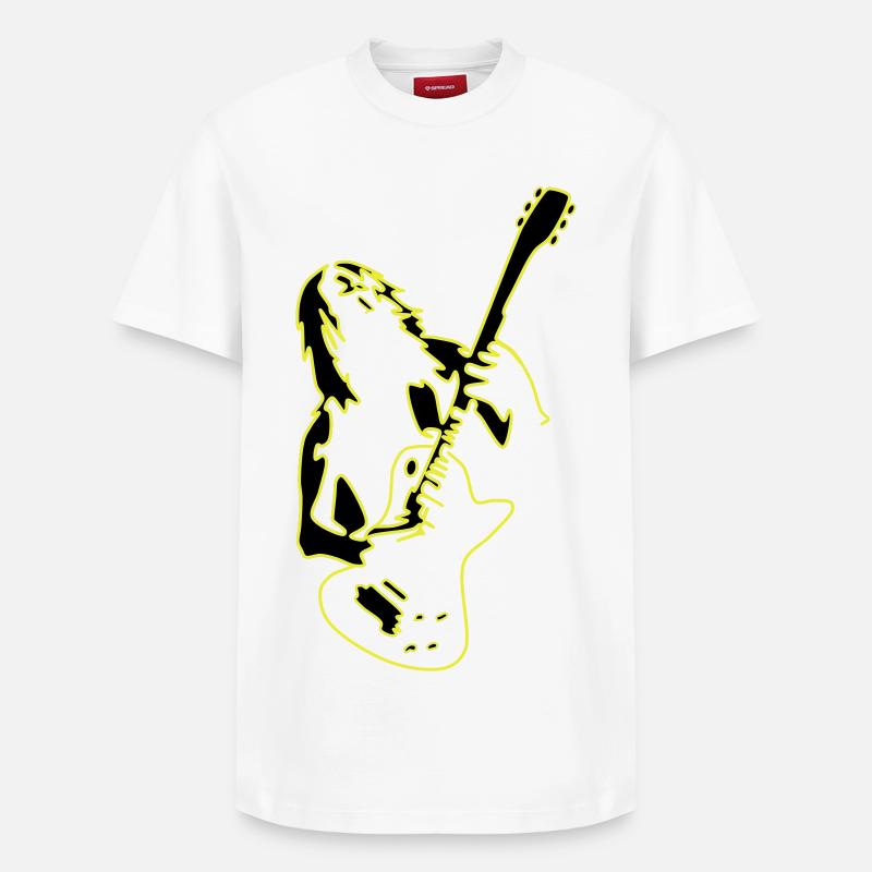 Rock' Roll, c’est la vie ✔ - T-shirt unisexe décontracté en coton Supima – de SPREAD - blanc