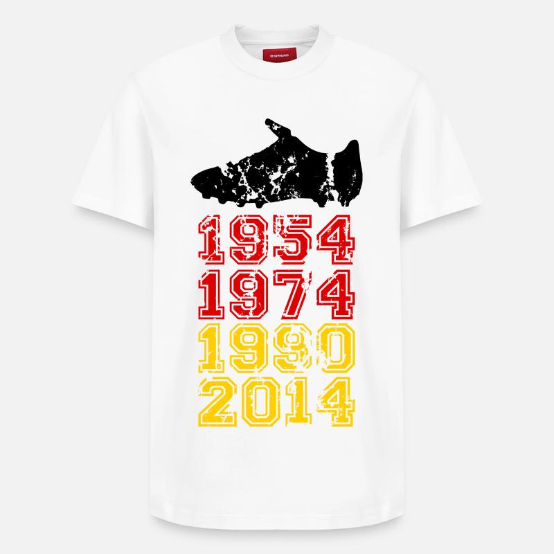 Coupe du Monde 2014 - T-shirt unisexe décontracté en coton Supima – de SPREAD - blanc