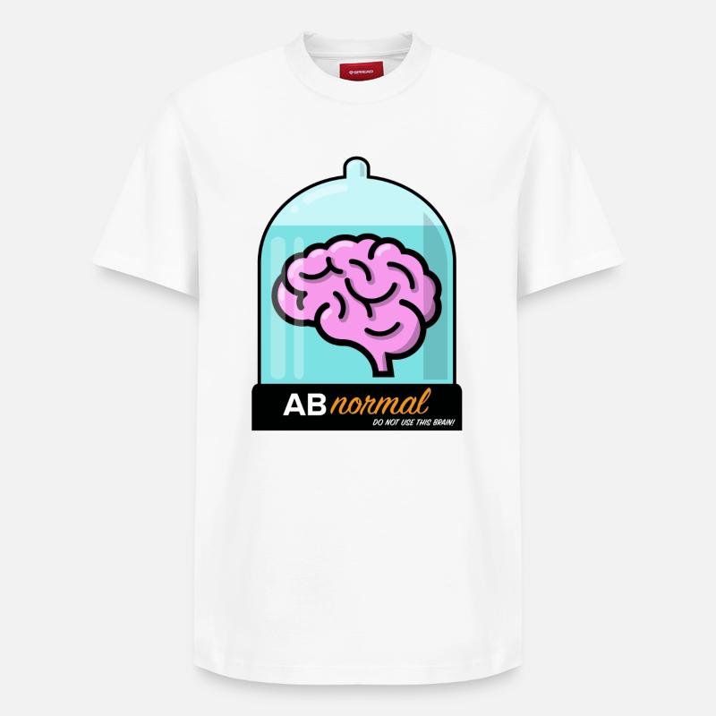 AB Normal - T-shirt unisexe décontracté en coton Supima – de SPREAD - blanc