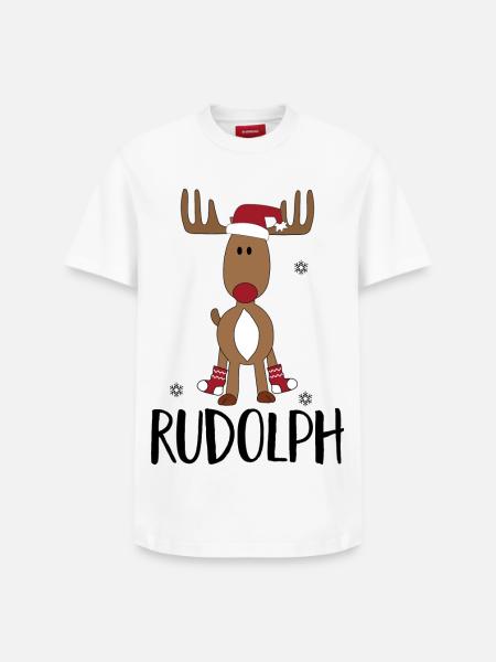 Noël - T-shirt unisexe décontracté en coton Supima – de SPREAD - blanc