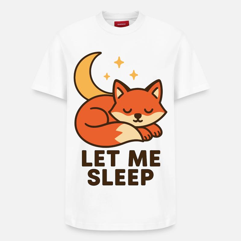 Let Me Sleep - Relaxed Unisex Supima Cotton T-Shirt – von SPREAD - Weiß