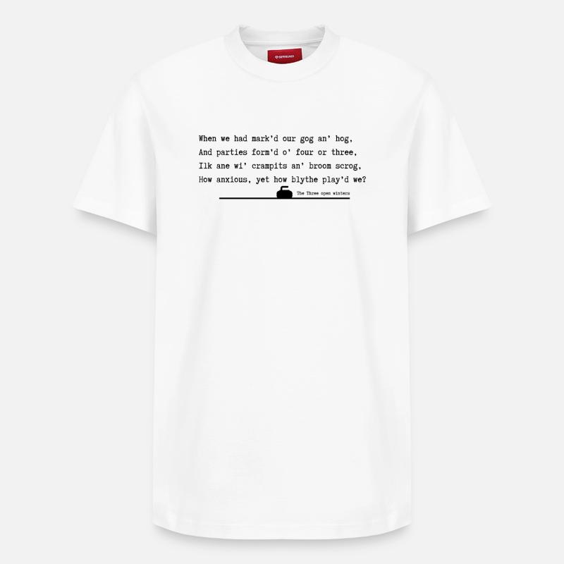 Three open winters - Relaxed Unisex Supima Cotton T-Shirt – by SPREAD - white