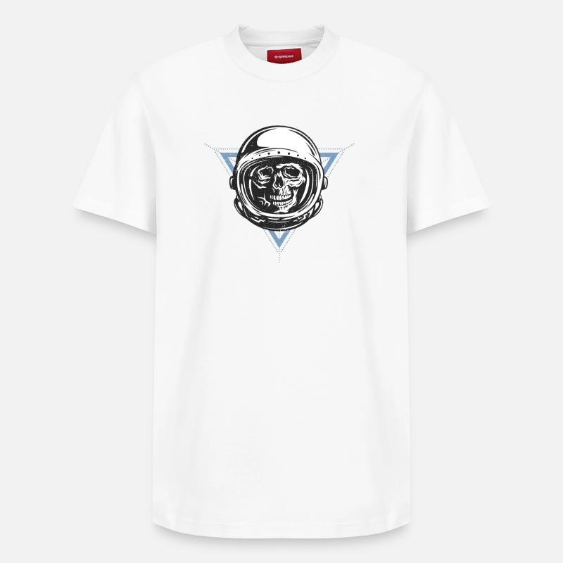 Space Monkey - T-shirt unisexe décontracté en coton Supima – de SPREAD - blanc