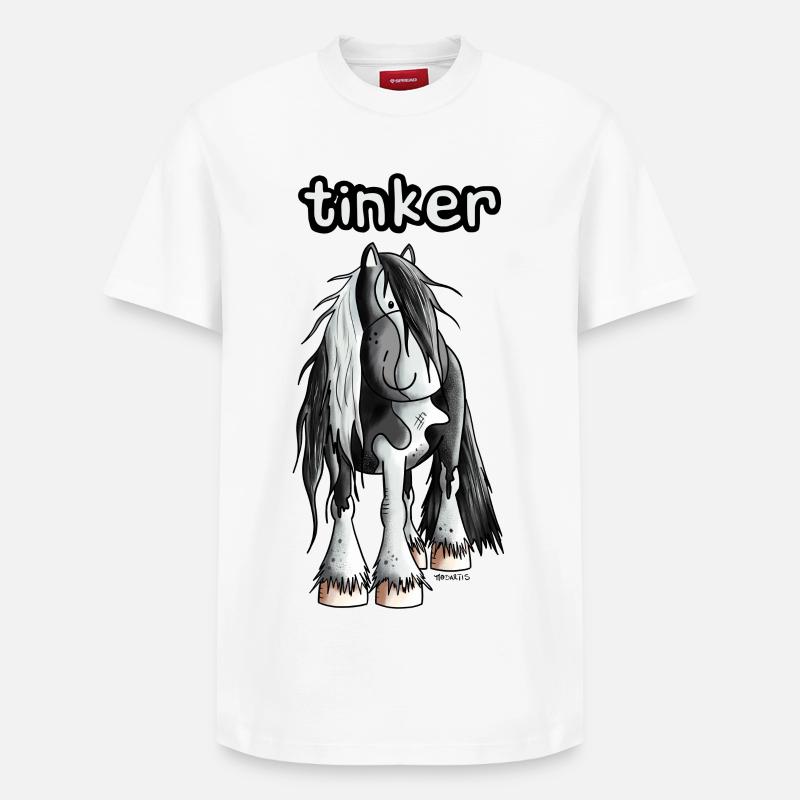 Funny Irish Tinker - T-shirt unisexe décontracté en coton Supima – de SPREAD - blanc