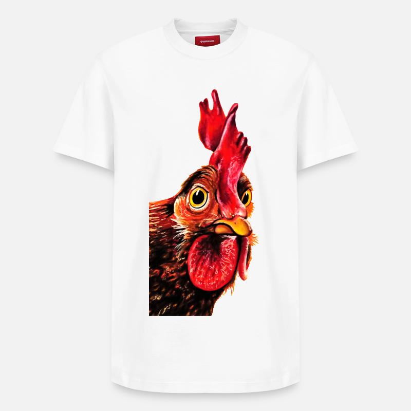 Coq Herbert - T-shirt unisexe décontracté en coton Supima – de SPREAD - blanc