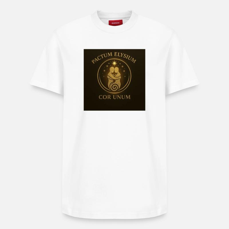 Pactum Elysium - T-shirt unisexe décontracté en coton Supima – de SPREAD - blanc