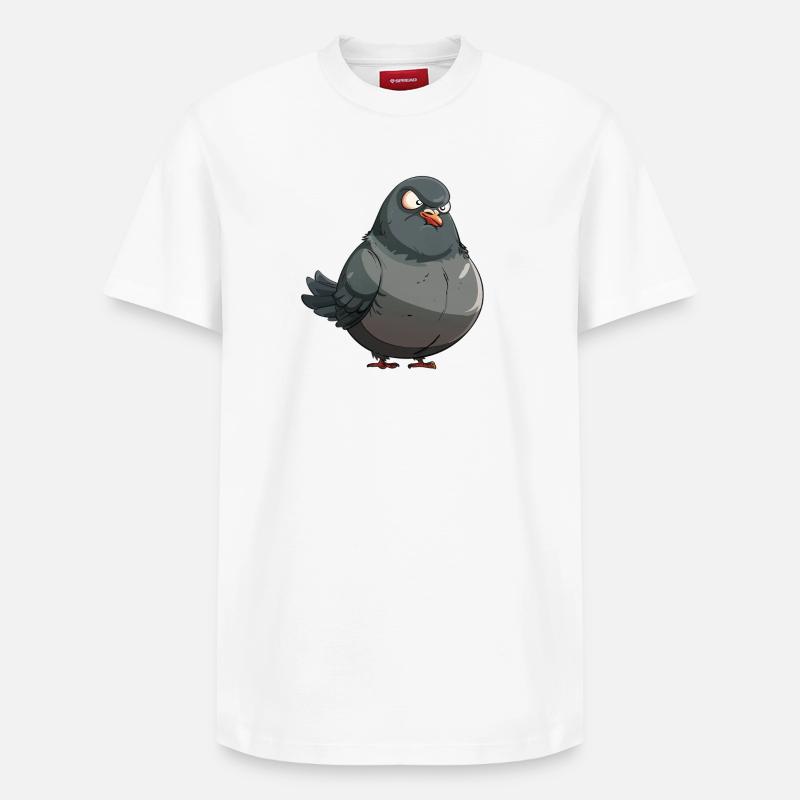 Grim Dove - T-shirt unisexe décontracté en coton Supima – de SPREAD - blanc