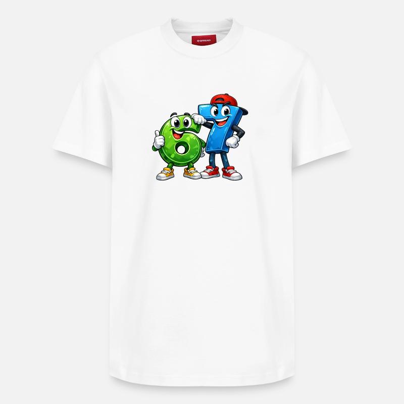 67 sixseven - T-shirt unisexe décontracté en coton Supima – de SPREAD - blanc