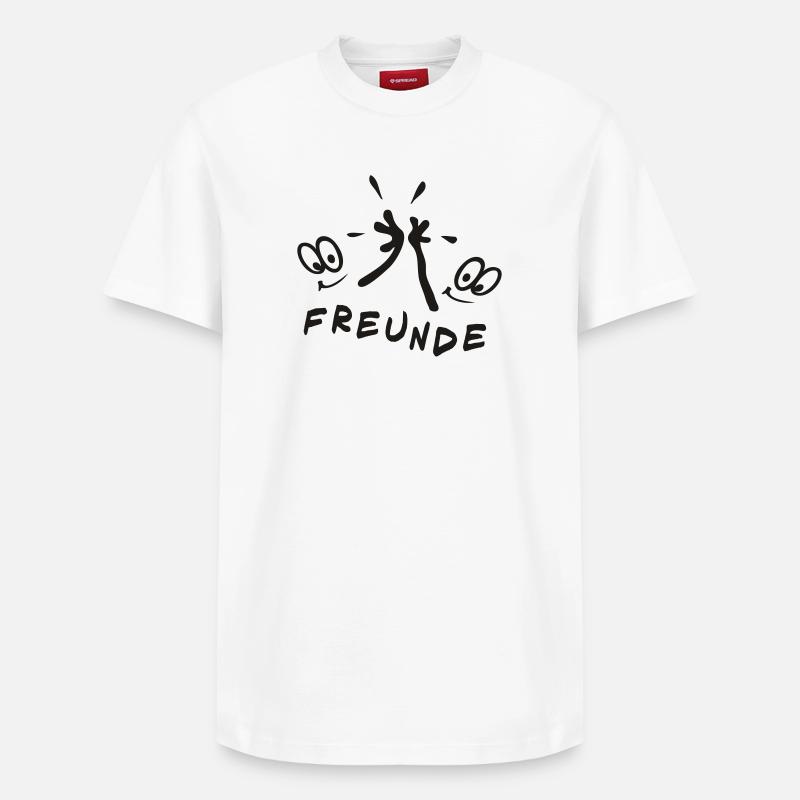 Amis - T-shirt unisexe décontracté en coton Supima – de SPREAD - blanc