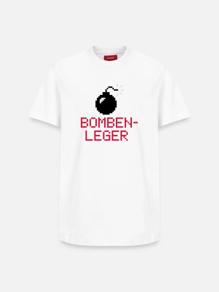 Bomben Leger | Bombe | Explosion - T-shirt unisexe décontracté en coton Supima – de SPREAD - blanc