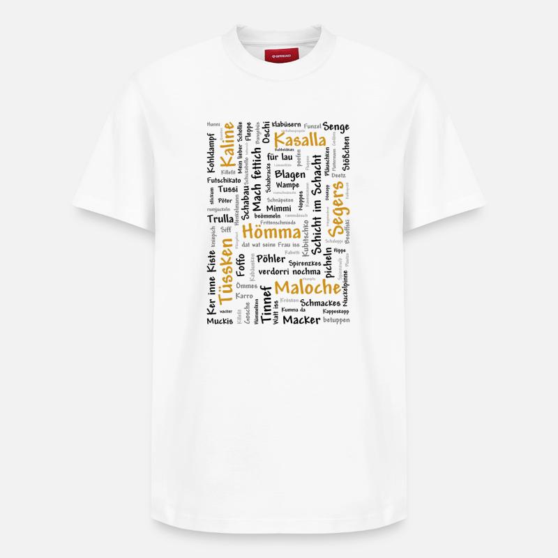 Ruhrpott - Relaxed Unisex Supima Cotton T-Shirt – von SPREAD - Weiß