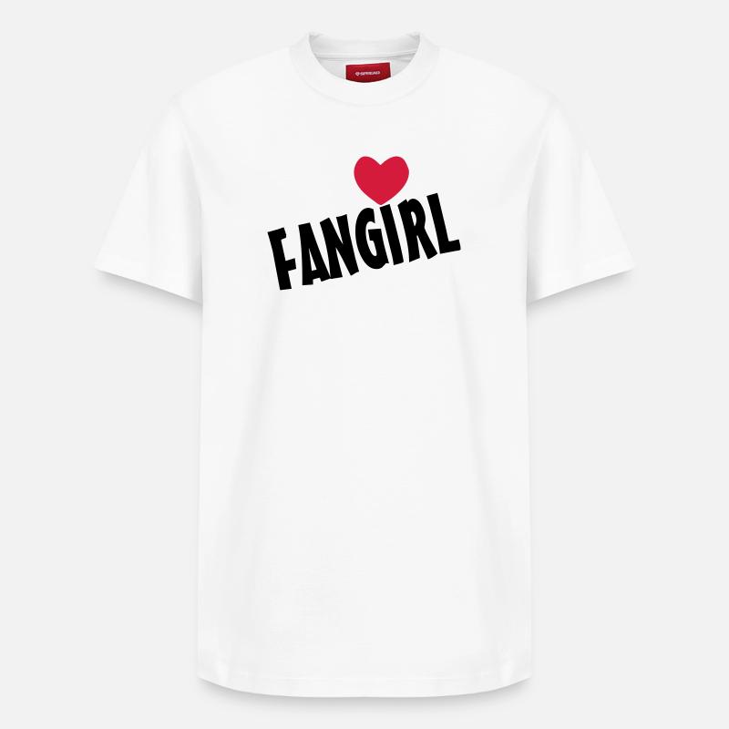 Fangirl Cadeau - T-shirt unisexe décontracté en coton Supima – de SPREAD - blanc