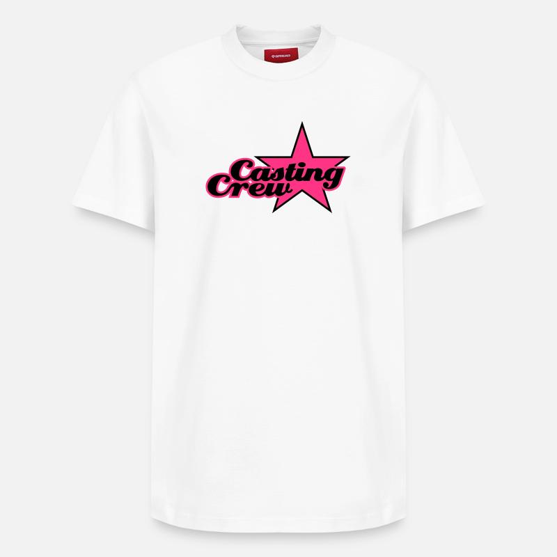 Casting Crew - Relaxed Unisex Supima Cotton T-Shirt – von SPREAD - Weiß