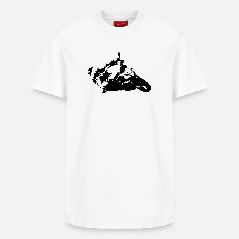 Tuono - Relaxed Unisex Supima Cotton T-Shirt – von SPREAD - Weiß