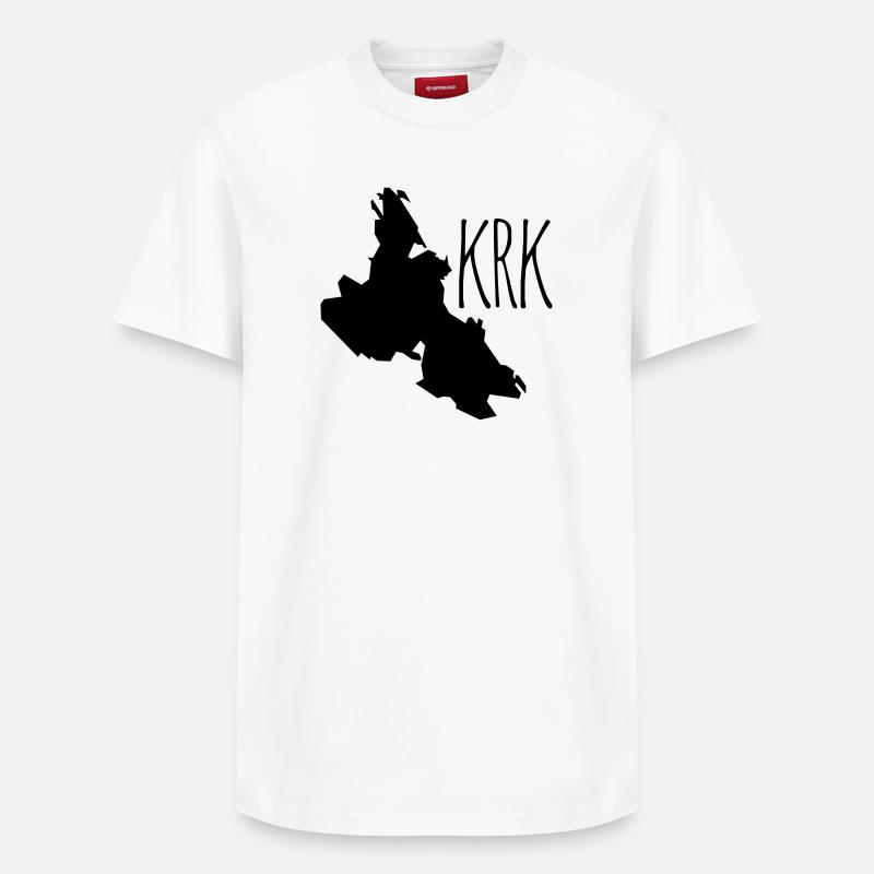 Krk - T-shirt unisexe décontracté en coton Supima – de SPREAD - blanc