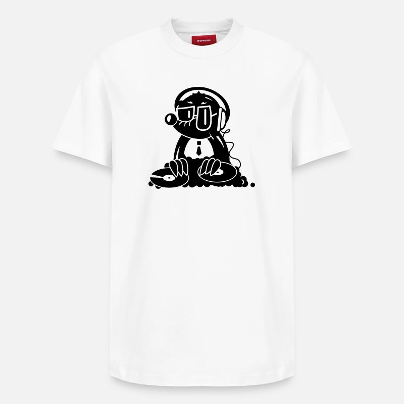 La taupe - T-shirt unisexe décontracté en coton Supima – de SPREAD - blanc