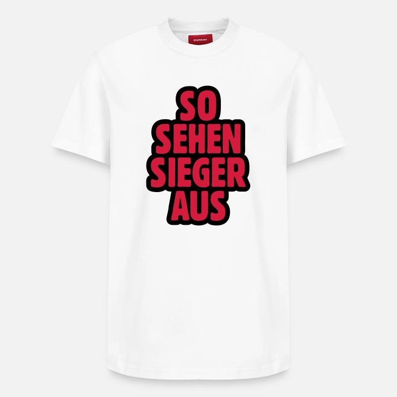 SO VOIR GAGNANT OFF - T-shirt unisexe décontracté en coton Supima – de SPREAD - blanc