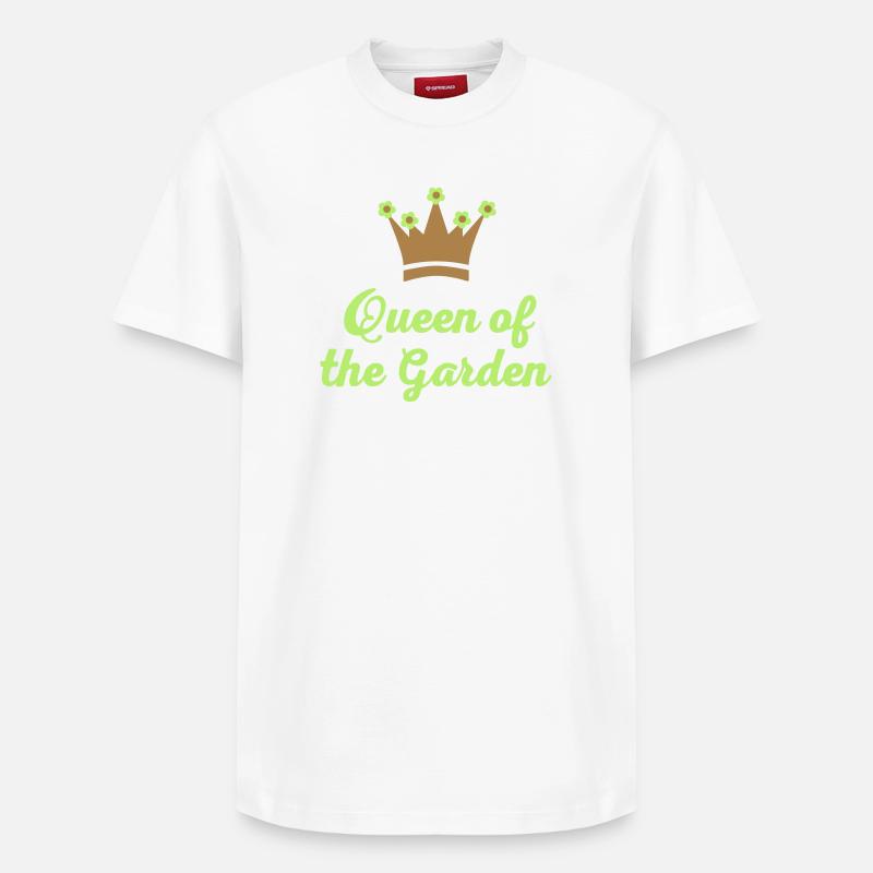 jardin - T-shirt unisexe décontracté en coton Supima – de SPREAD - blanc