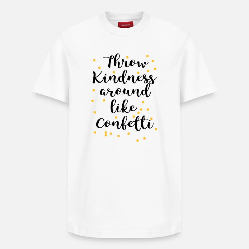 Freundlich - Relaxed Unisex Supima Cotton T-Shirt – von SPREAD - Weiß