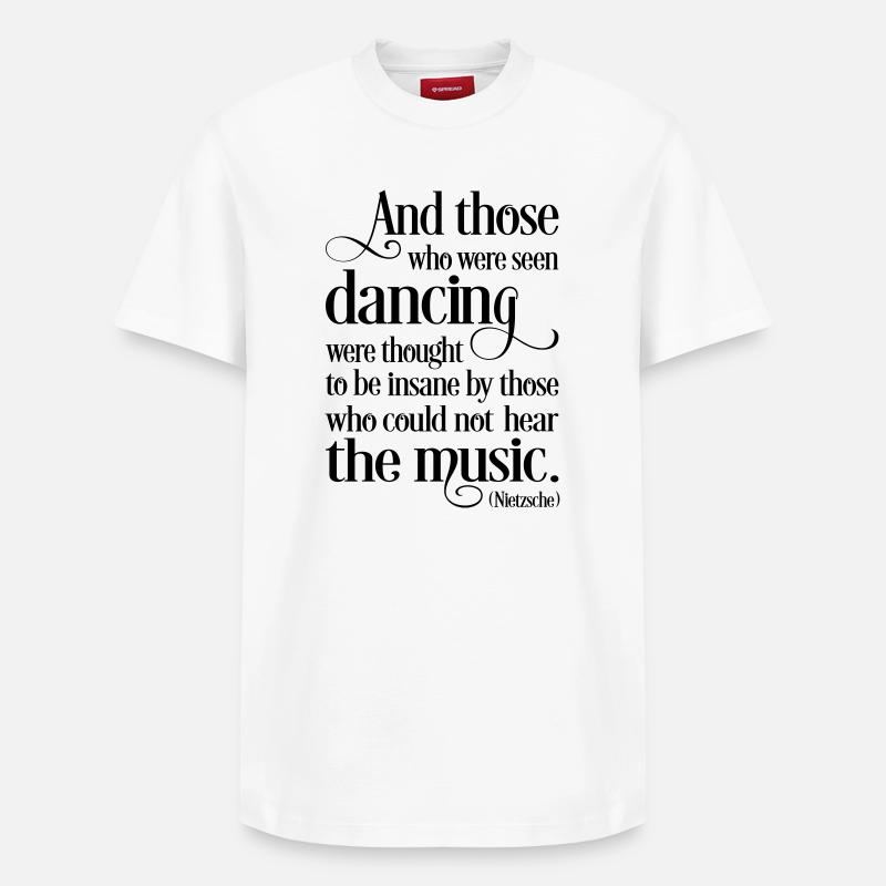 tanzen - Relaxed Unisex Supima Cotton T-Shirt – von SPREAD - Weiß
