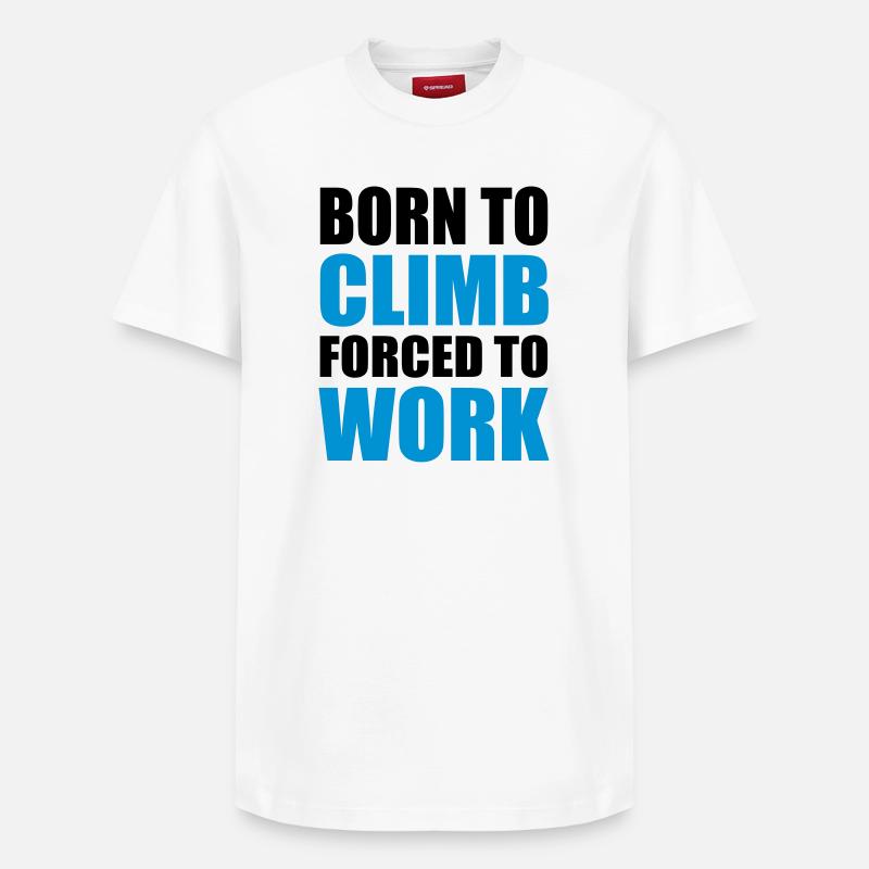 escalade - T-shirt unisexe décontracté en coton Supima – de SPREAD - blanc