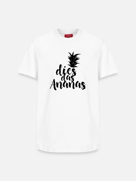 dies das Ananas - Relaxed Unisex Supima Cotton T-Shirt – von SPREAD - Weiß