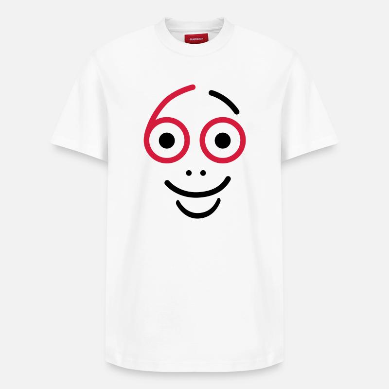 Superbe, 60 ans! - T-shirt unisexe décontracté en coton Supima – de SPREAD - blanc