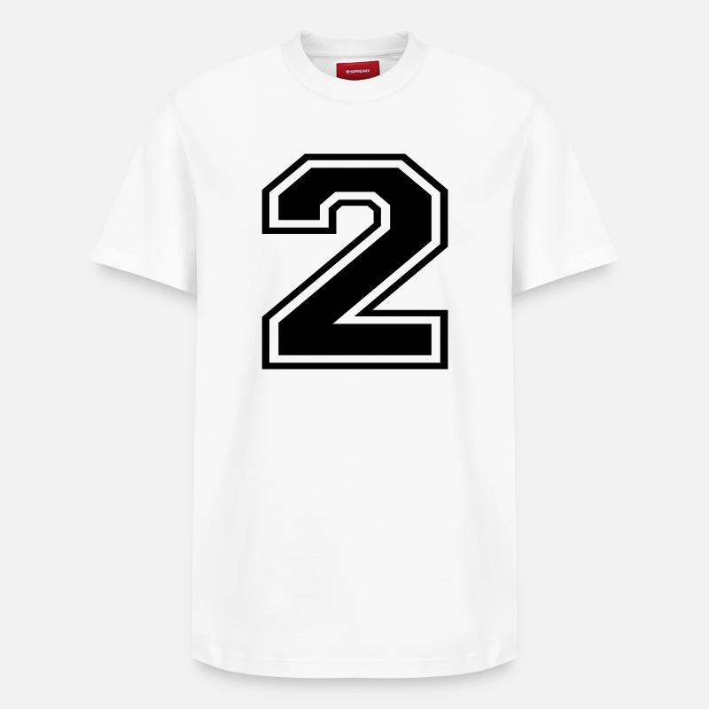 2 - Relaxed Unisex Supima Cotton T-Shirt – von SPREAD - Weiß