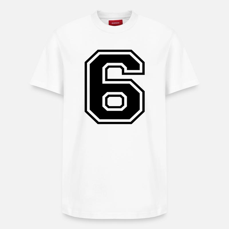 6 - Relaxed Unisex Supima Cotton T-Shirt – von SPREAD - Weiß
