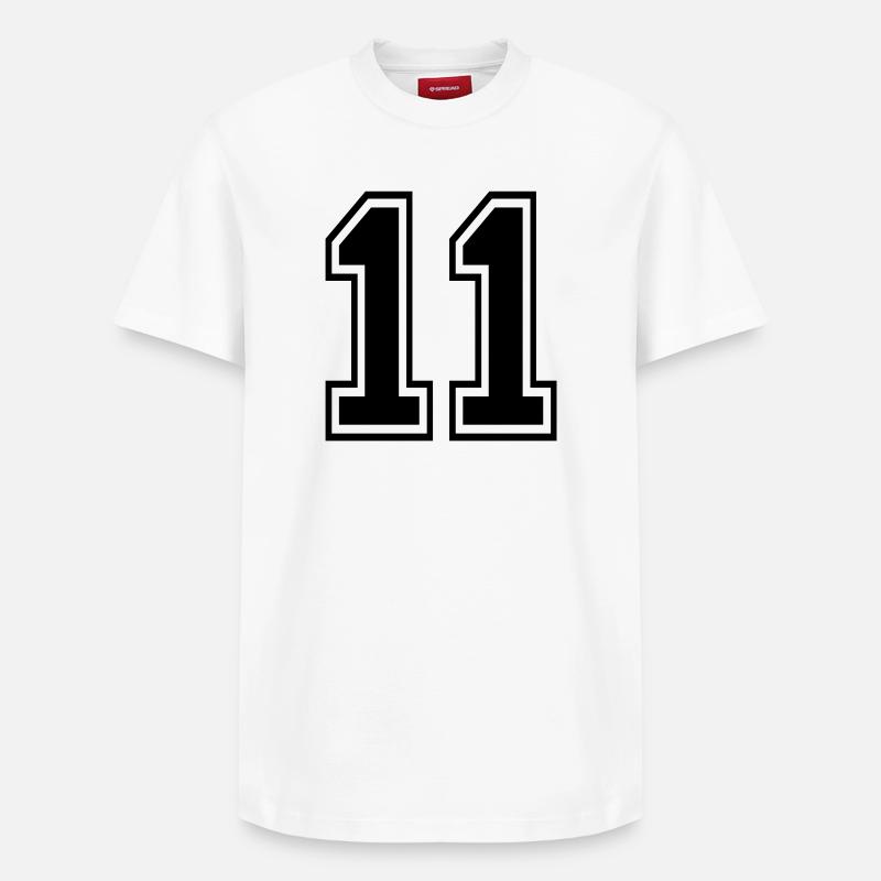 11 - T-shirt unisexe décontracté en coton Supima – de SPREAD - blanc