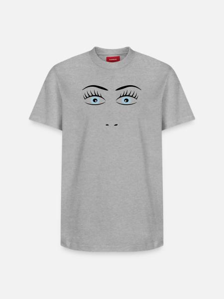 2541614 15417884 eye - Relaxed Unisex Supima Cotton T-Shirt – by SPREAD - white