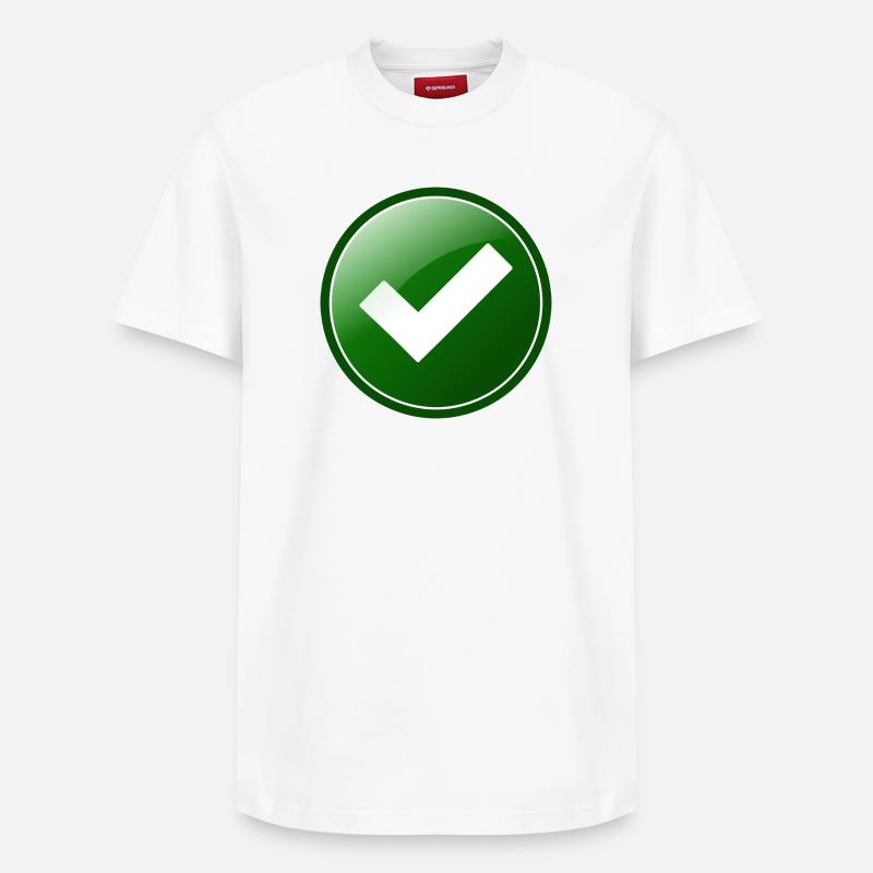 approved - Relaxed Unisex Supima Cotton T-Shirt – von SPREAD - Weiß