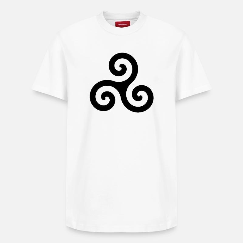 Britian - Relaxed Unisex Supima Cotton T-Shirt – von SPREAD - Weiß
