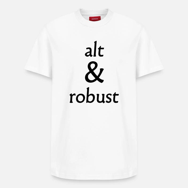 vieux et robuste - T-shirt unisexe décontracté en coton Supima – de SPREAD - blanc