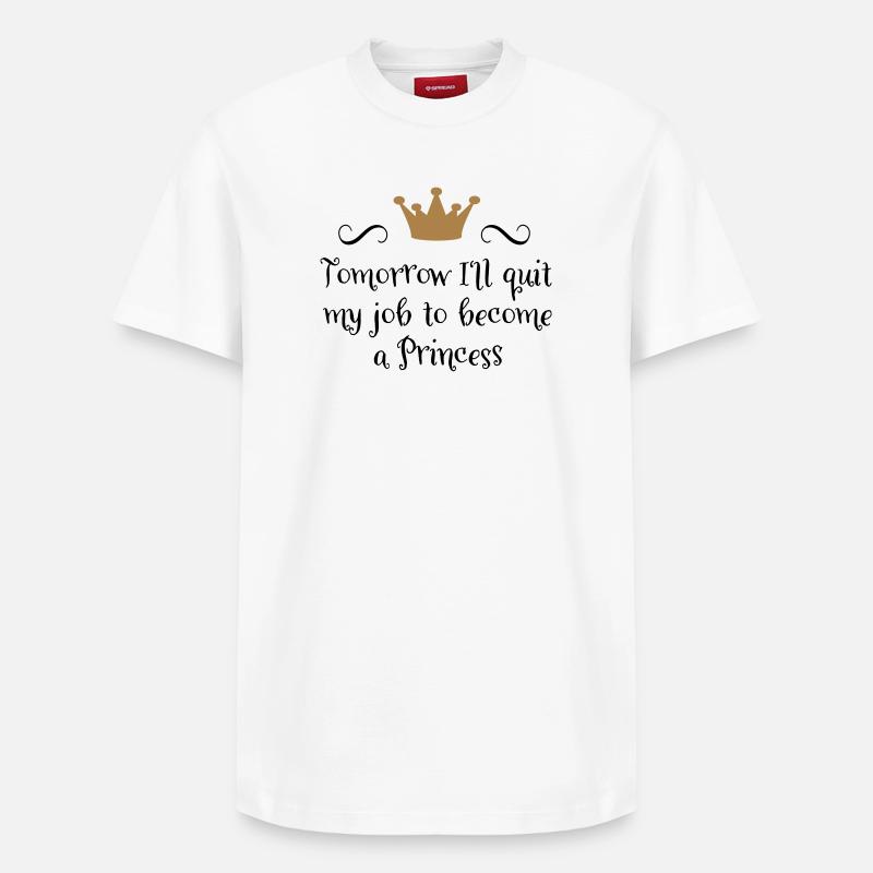 princess - T-shirt unisexe décontracté en coton Supima – de SPREAD - blanc