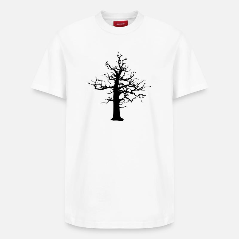 dépérage forestier - T-shirt unisexe décontracté en coton Supima – de SPREAD - blanc