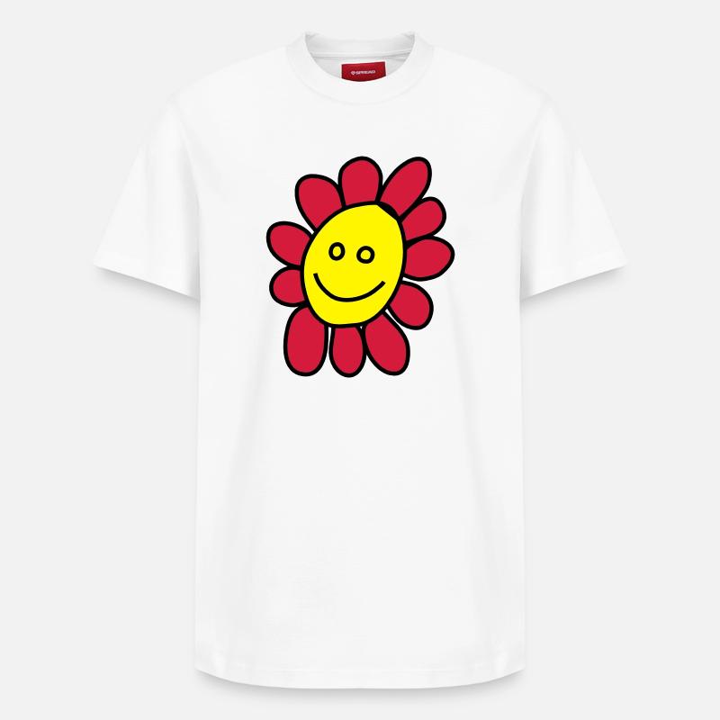 Ich bin eine Blume - Relaxed Unisex Supima Cotton T-Shirt – von SPREAD - Weiß