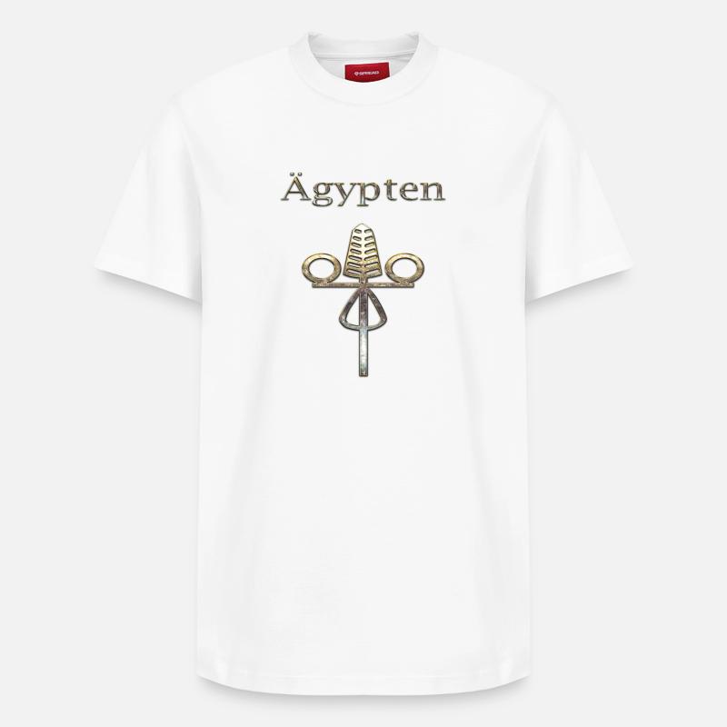 Egypte 82 - T-shirt unisexe décontracté en coton Supima – de SPREAD - blanc