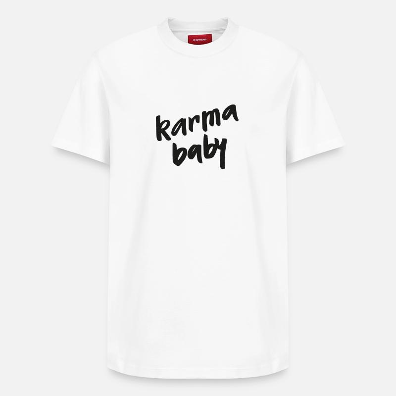 Karma bébé - T-shirt unisexe décontracté en coton Supima – de SPREAD - blanc