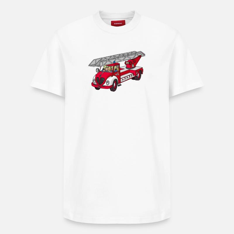 Platine DL échelle 23 - T-shirt unisexe décontracté en coton Supima – de SPREAD - blanc