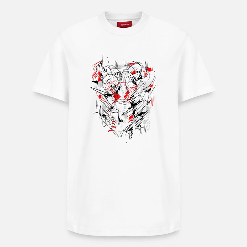 Résumé - T-shirt unisexe décontracté en coton Supima – de SPREAD - blanc