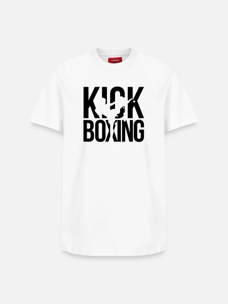 boxe kick boxing - T-shirt unisexe décontracté en coton Supima – de SPREAD - blanc
