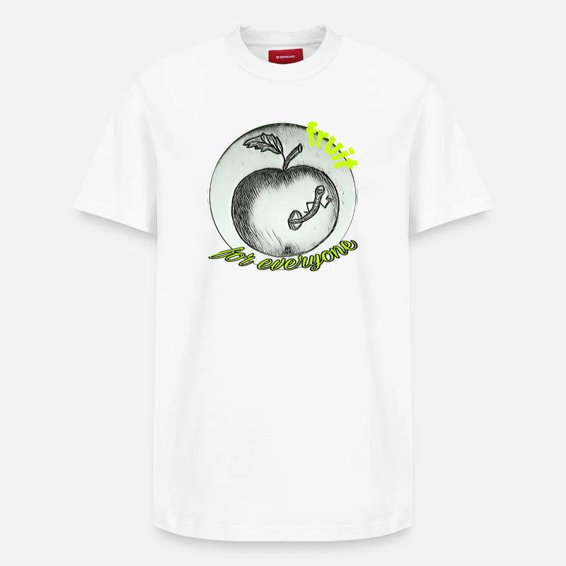 Fruits - T-shirt unisexe décontracté en coton Supima – de SPREAD - blanc