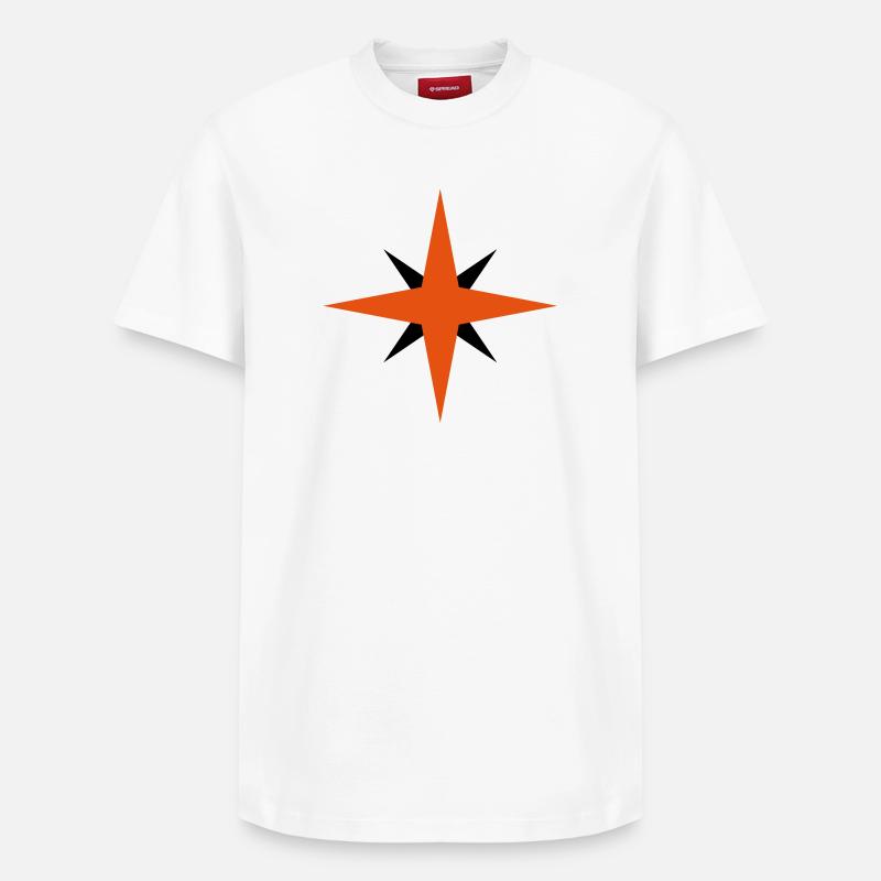 Étoile en étoile - T-shirt unisexe décontracté en coton Supima – de SPREAD - blanc