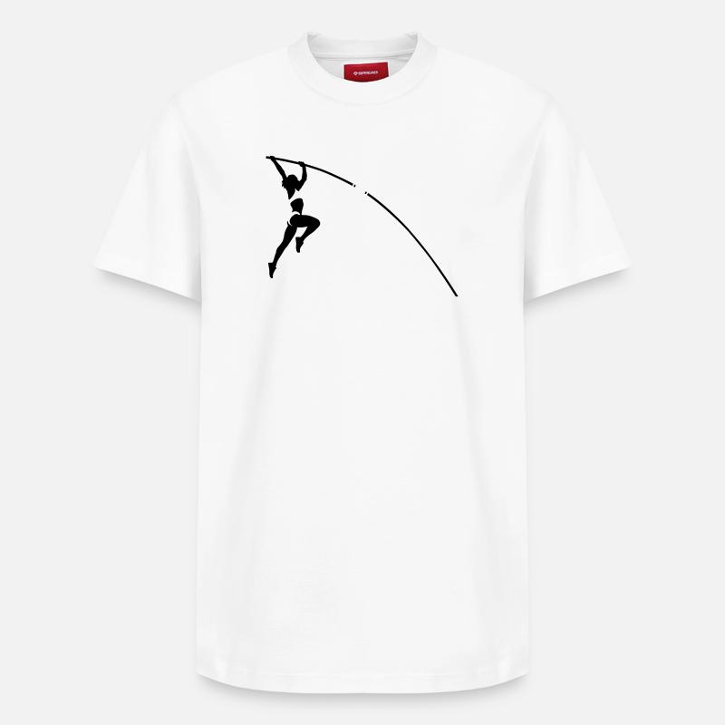 Jump - T-shirt unisexe décontracté en coton Supima – de SPREAD - blanc